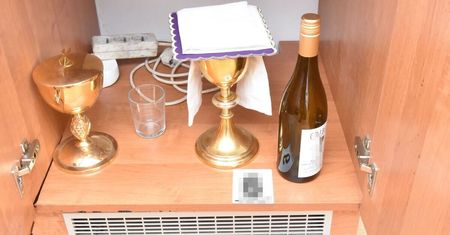 Włamał się na plebanię, wypił wino i zaatakował księdza. Agresywny 41-latek zatrzymany na Czubach