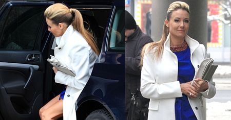 Rozenek "perfekcyjnie" wysiada z auta! (FOTO)