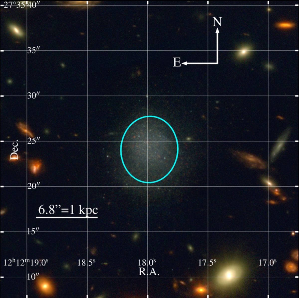 Galaktyka PEARLSDG uchwycona przez JWST