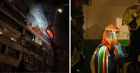 Noc pożarów i eksplozji. Ukraina odpowiedziała na atak Rosji