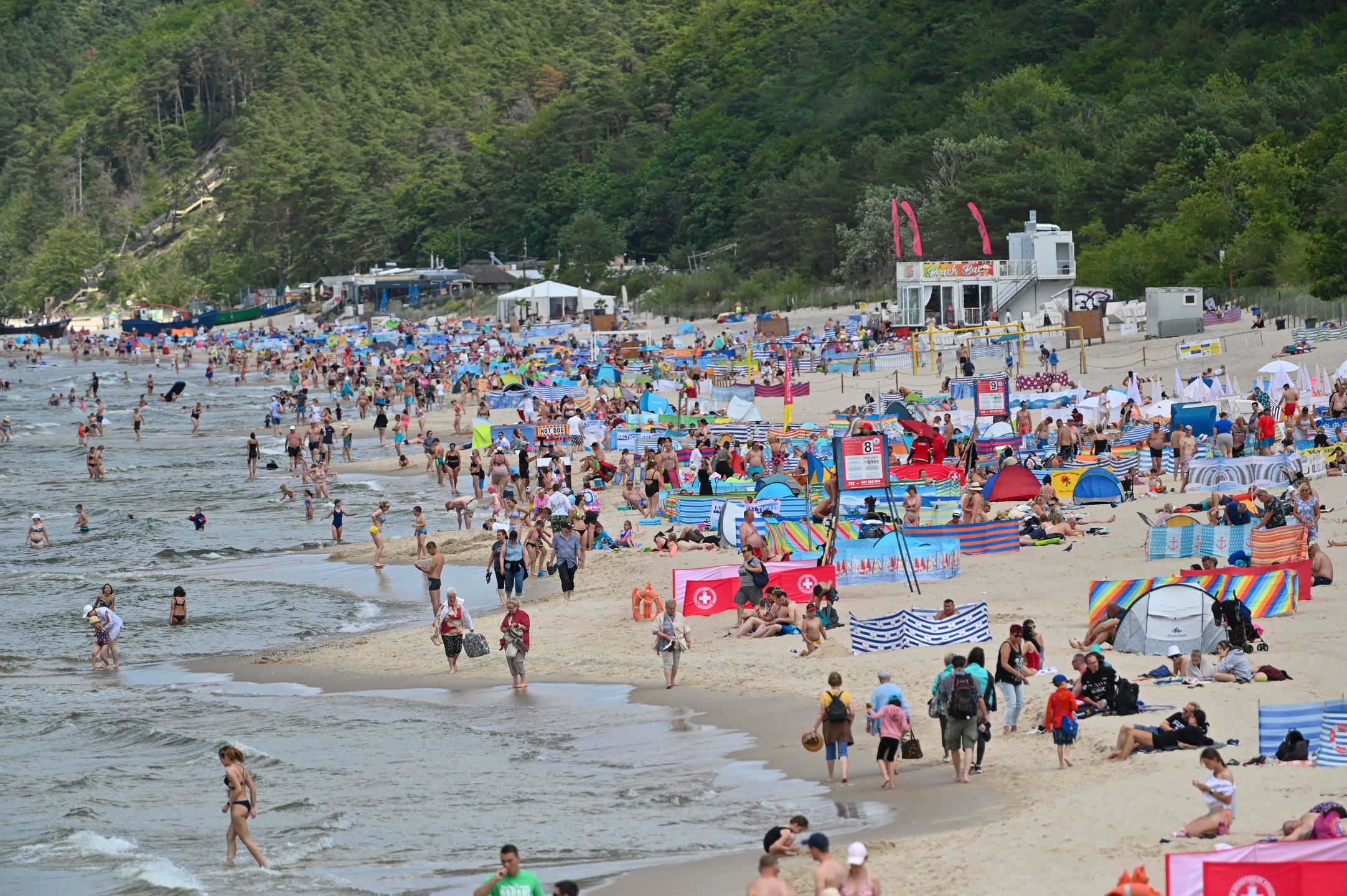 Plaża w Międzyzdrojach
