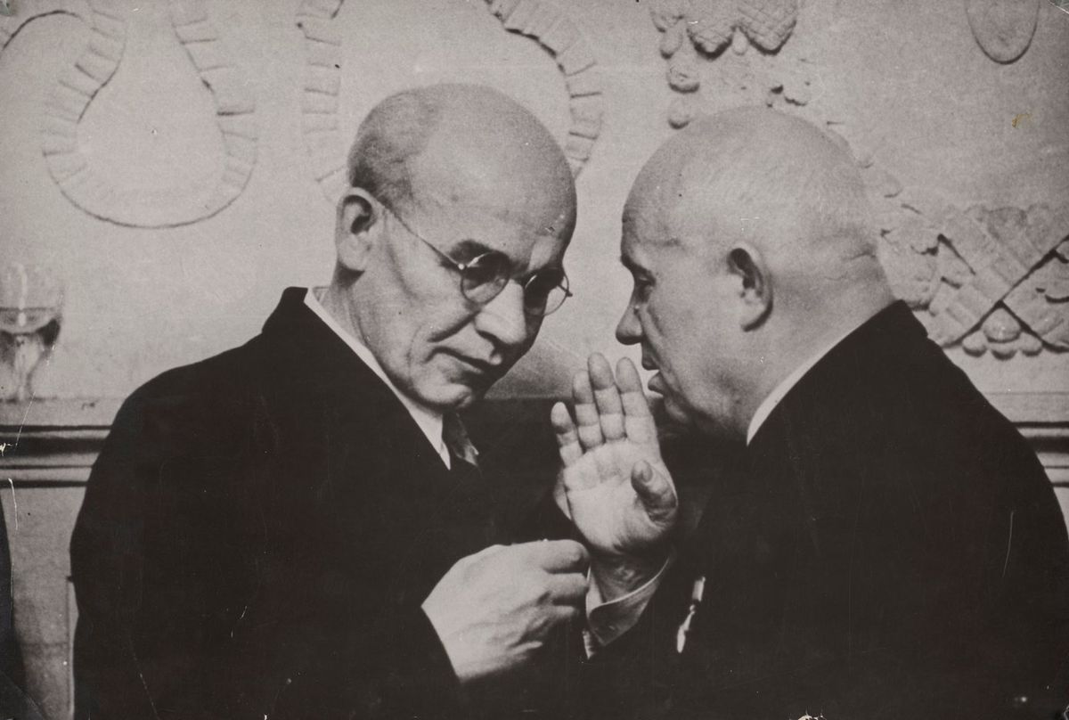 Gomułka i Chruszczow na zdjęciu z 1956 roku