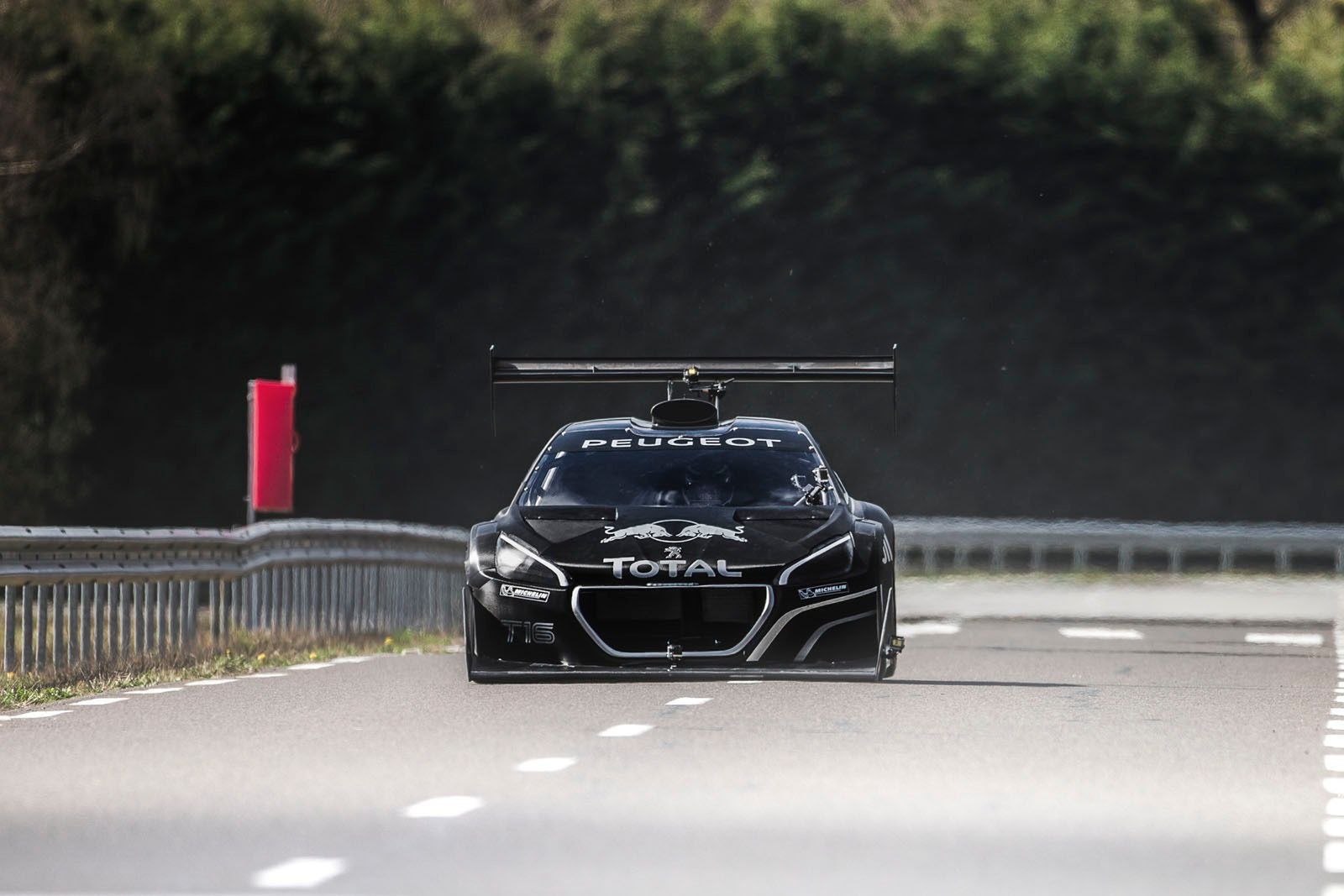 Sebastien Loeb performs during a run  in the first test track at the Peugeot test center in La FertÄÂÃÂ©-Vidame, France,  on April 18th, 2013 // Flavien Duhamel/Red Bull Content Pool // P-20130422-00375 // Usage for editorial use only // Please go to www.redbullcontentpool.com for further information. //