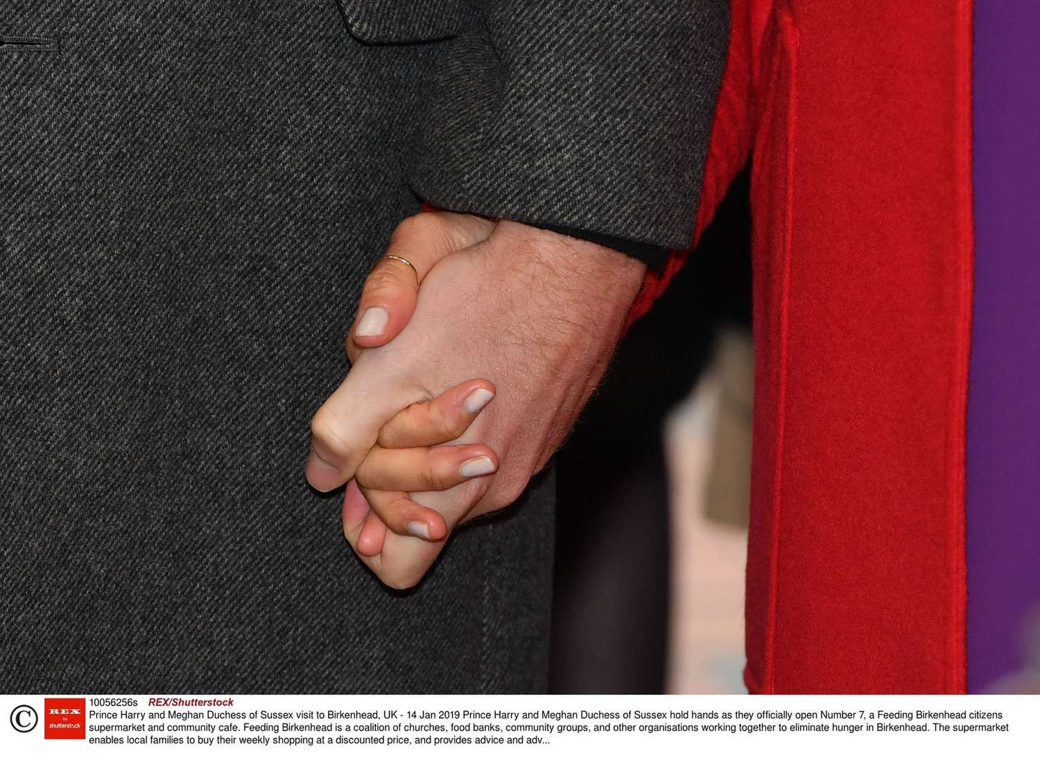 Dłonie Meghan Markle