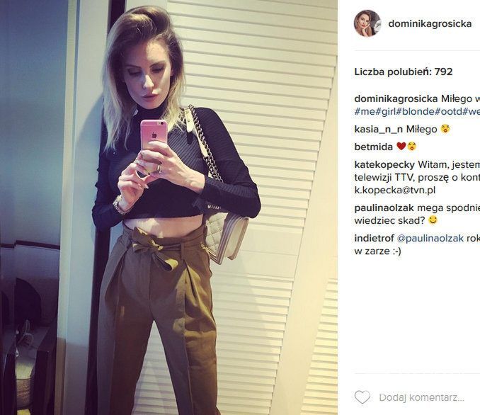 Dominika Grosicka (fot. Instagram)