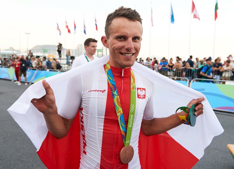 Rafał Majka, zdobywca pierwszego i na razie jedynego medalu dla Polski