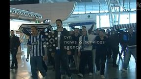 LE: Piłkarze FC Porto w asyście kibiców przylecieli do Frankfurtu na mecz z Eintrachtem
