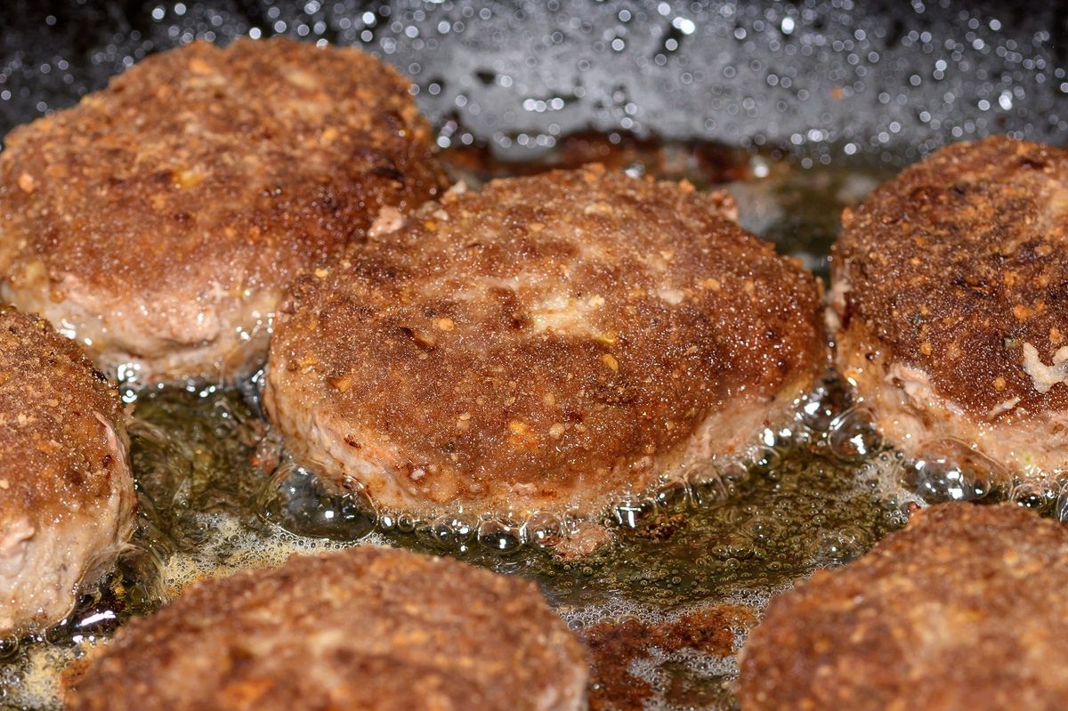 Ground patties with this ingredient will turn out exceptionally juicy.