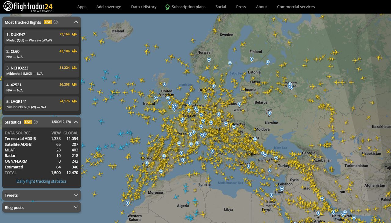 Serwis Flightradar24