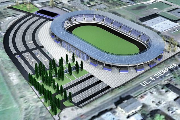 Wizualizacja stadionu żużlowego w Łodzi