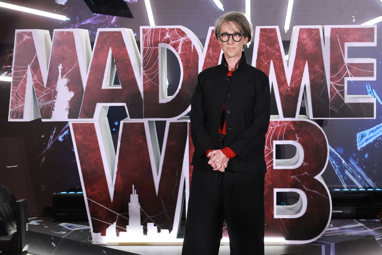 MEXICO CITY, MEXICO - FEBRUARY 13: S. J. Clarkson poses during the red carpet for the movie 'Madame Web' at Cinemex Antara Polanco on February 13, 2024 in Mexico City, Mexico. (Photo by Hector Vivas/Getty Images)