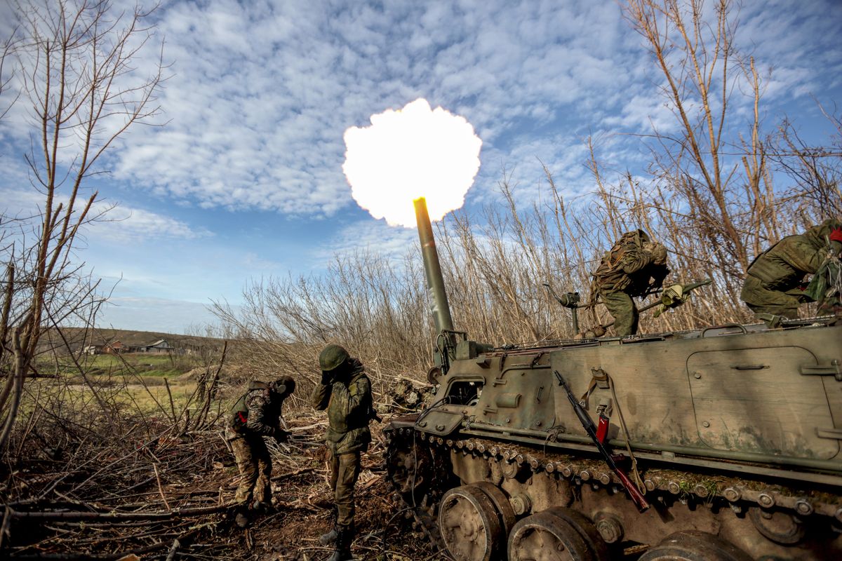 Wojna w Ukrainie. Działania wojsk w okolicach Bachmutu