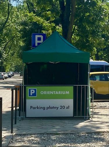 Parking przy Orientarium płatny dodatkowe 20 zł