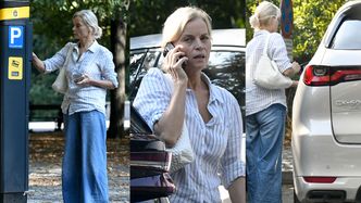 Naturalna Małgorzata Foremniak "przyłapana" na mieście. Od niedawna wozi się autem za ĆWIERĆ MILIONA