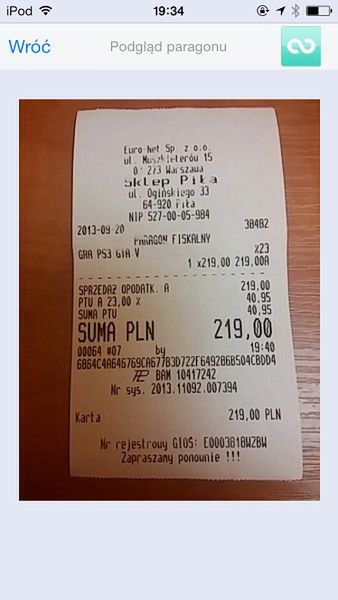 iProof - aplikacja, dzięki której już nigdy nie zgubisz żadnego paragonu 3