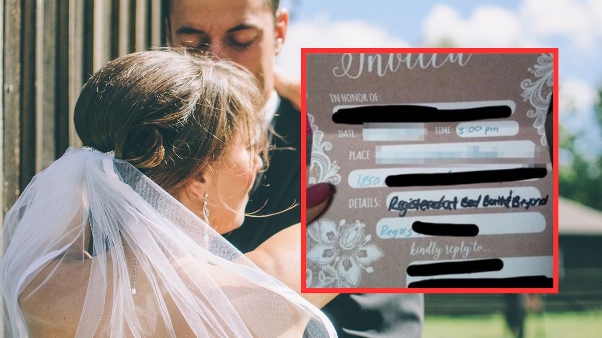 Zdaniem kobiety zaproszenie było brzydkie, ale nie to było w tym wszystkim najgorsze