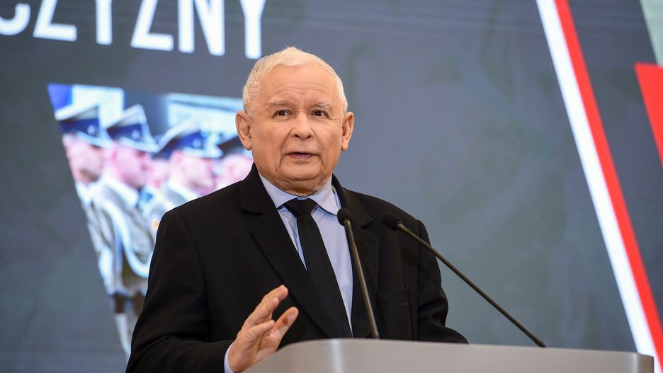 Prezes PiS Jarosław Kaczyński