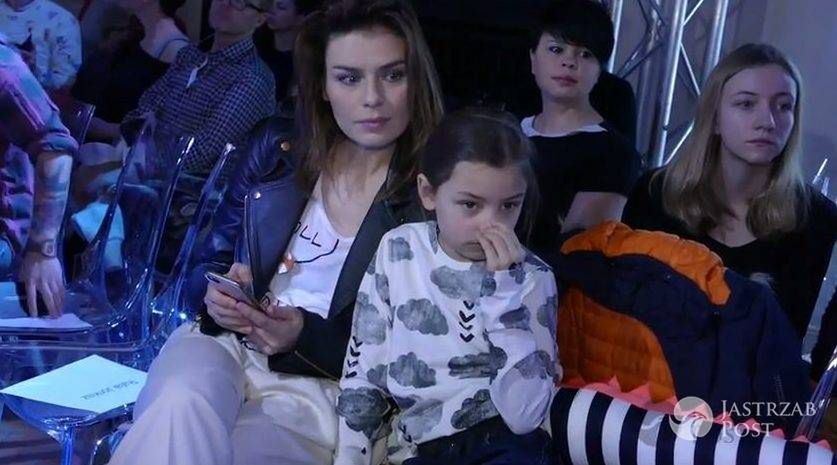 Na widowni usiadły Natasza Urbańska z córką Kalinką