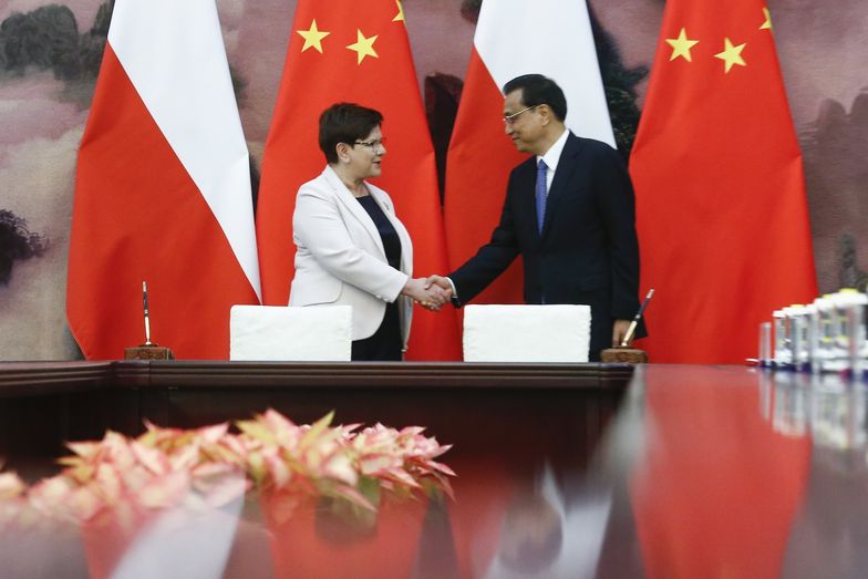 Premier Beata Szydło i premier Chin Li Keqiang