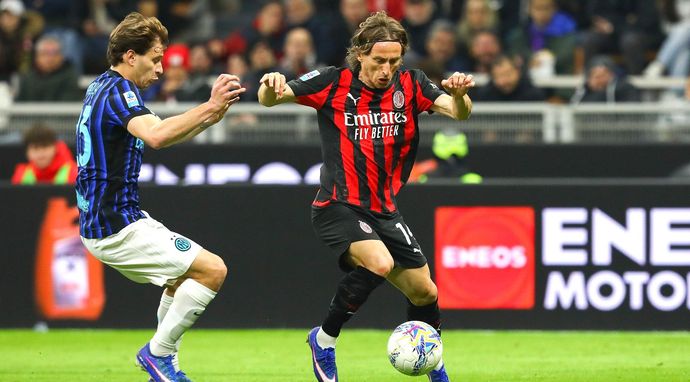 Liga włoska - mecz: AC Milan - Inter Mediolan