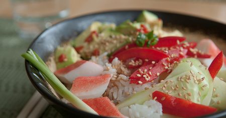 Krewetki z surimi