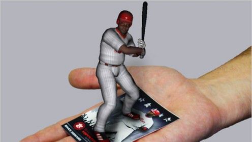 Realistyczne karty kolekcjonerskie 3D jak prawdziwe figurki 1