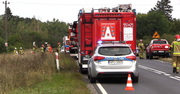 Zablokowana DK11 w Dobrzycy. Ranne dzieci