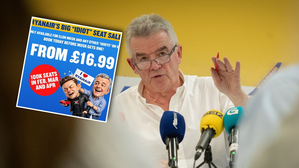 Szef Ryanair w sporze z Elonem Muskiem