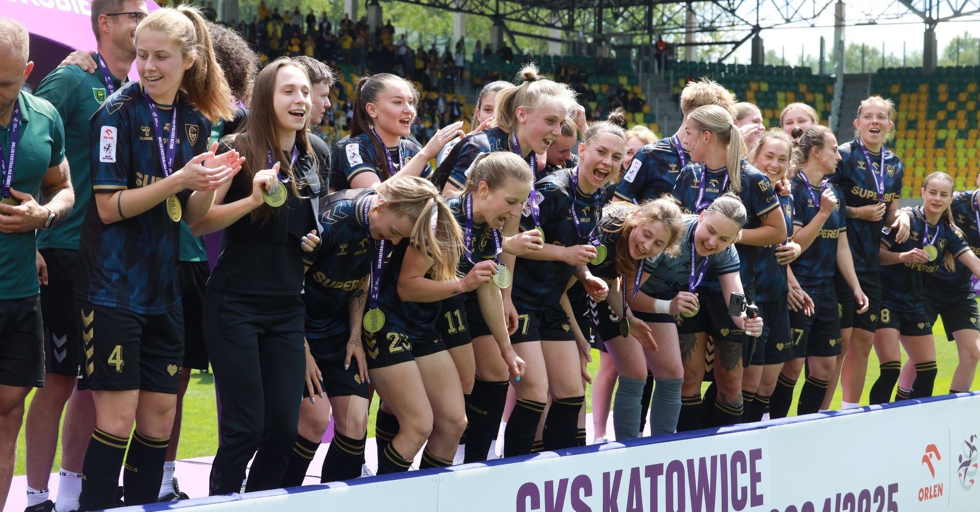 Kibice GKS Katowice pobili rekord. Na Nowej Bukowej odbyła się wielka feta dla piłkarek