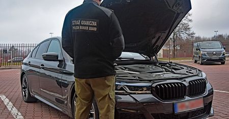 BMW za 300 tysięcy złotych odnalezione na granicy w Terespolu