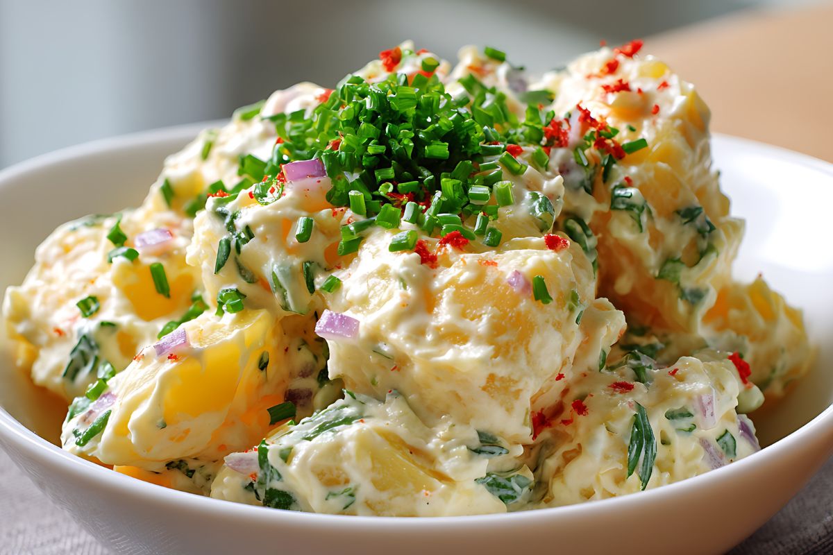 Do grilla robię choćby pół wiadra tej sałatki. Tak pyszna, iż goście wyrywają sobie salaterkę z rąk