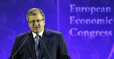 Bronisław Komorowski otworzył Europejski Kongres Gospodarczy