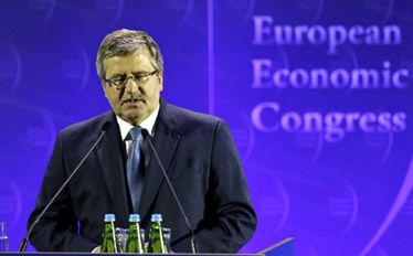 Bronisław Komorowski otworzył Europejski Kongres Gospodarczy