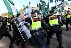 Marsz neonazistów w Szwecji. Doszło do bójek z policją