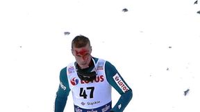 Skoki narciarskie. Piotr Żyła o swoim upadku: położyłem się twarzą na śniegu