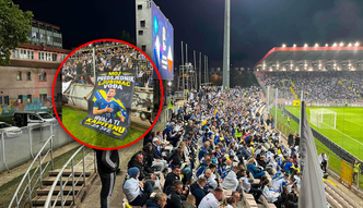 "Mój prezydent". Baner na meczu Polski