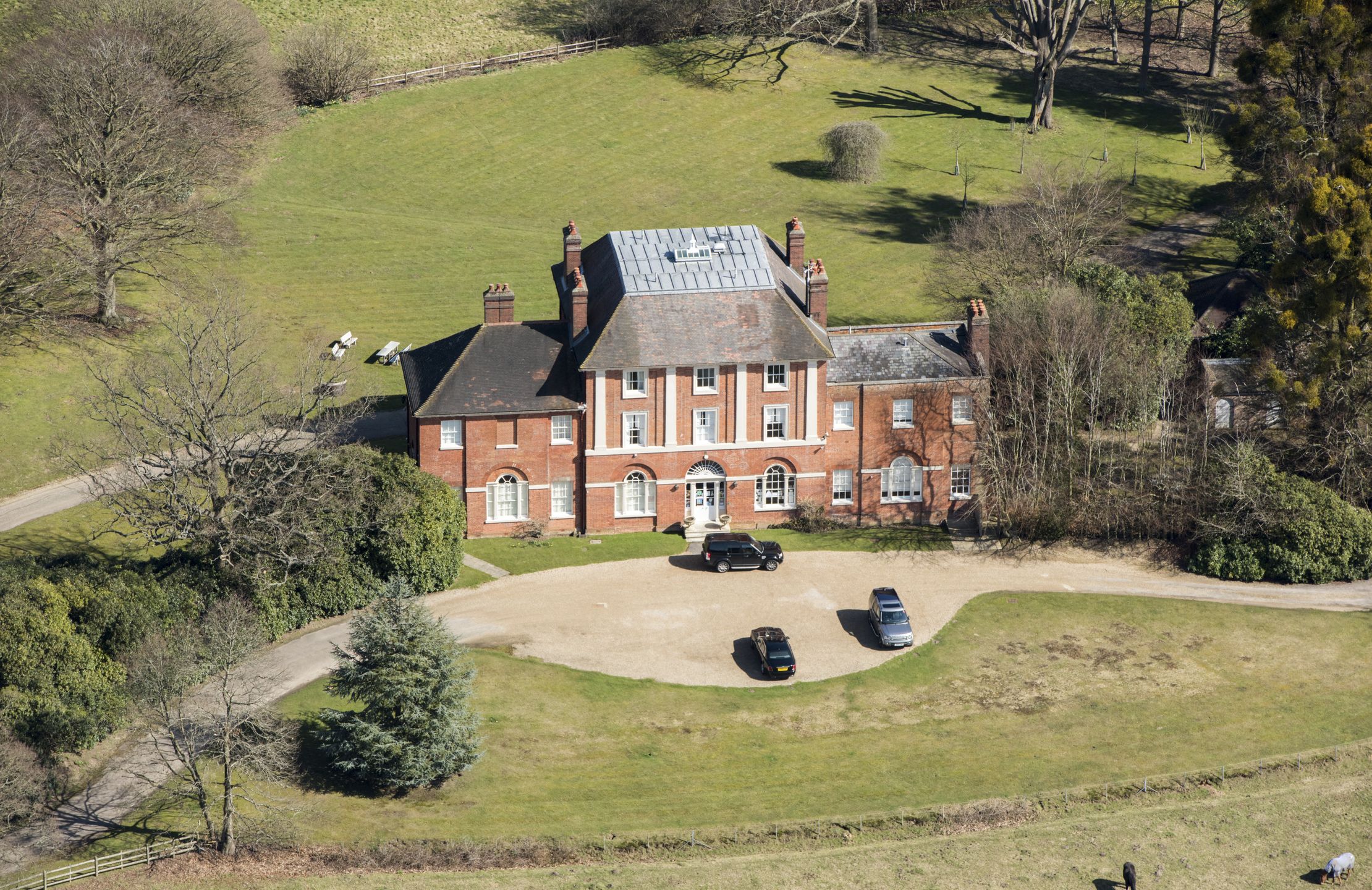 Posiadłość Forest Lodge położona w Windsor Great Park