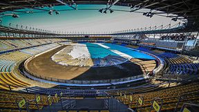 Stadion im. Edwarda Jancarza w Gorzowie Wlkp. w zimowej scenerii