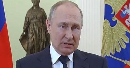Nagranie z rosyjskiej telewizji obiegło sieć. Wystąpienie Putina