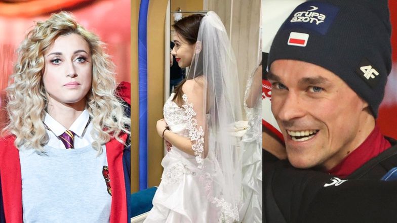 Justyna Żyła życzy szczęścia Piotrowi Żyle i Marcelinie Ziętek