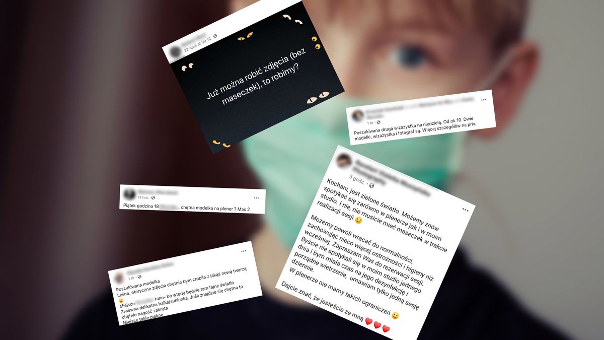 NIE, nie możesz robić sesji bez maseczek ot tak. Narażasz siebie i klientów! 1