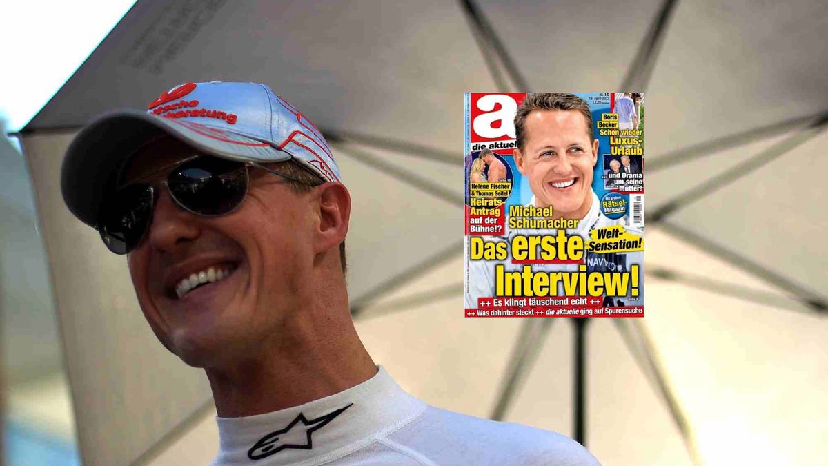 Michael Schumacher oraz okładka Die Aktuell