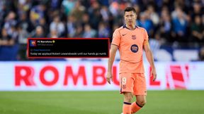 Wymowny wpis Barcelony przed meczem. Chodzi o Lewandowskiego
