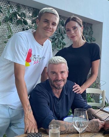 Victoria Beckham z rodziną