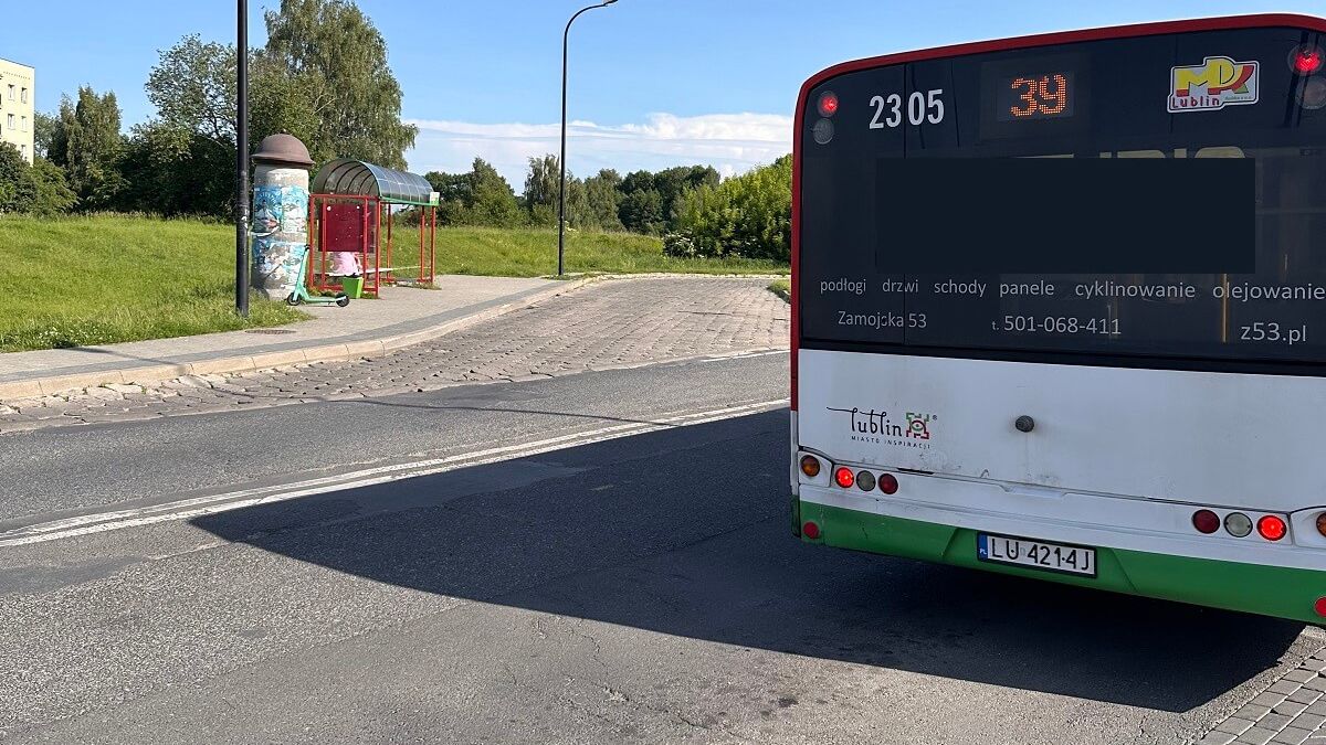 Autobus na pętli Widok