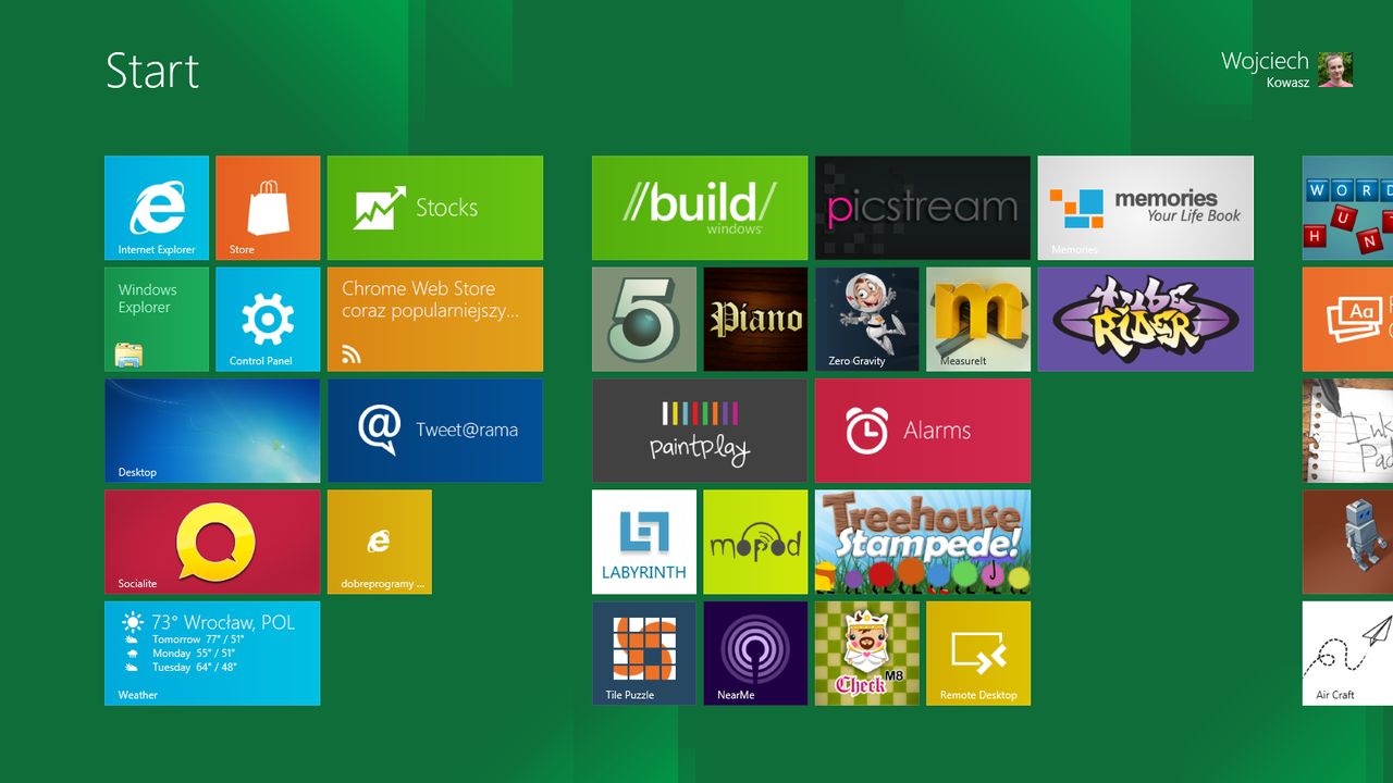 Windows 8 Developer Preview - przedsmak nowych Okienek