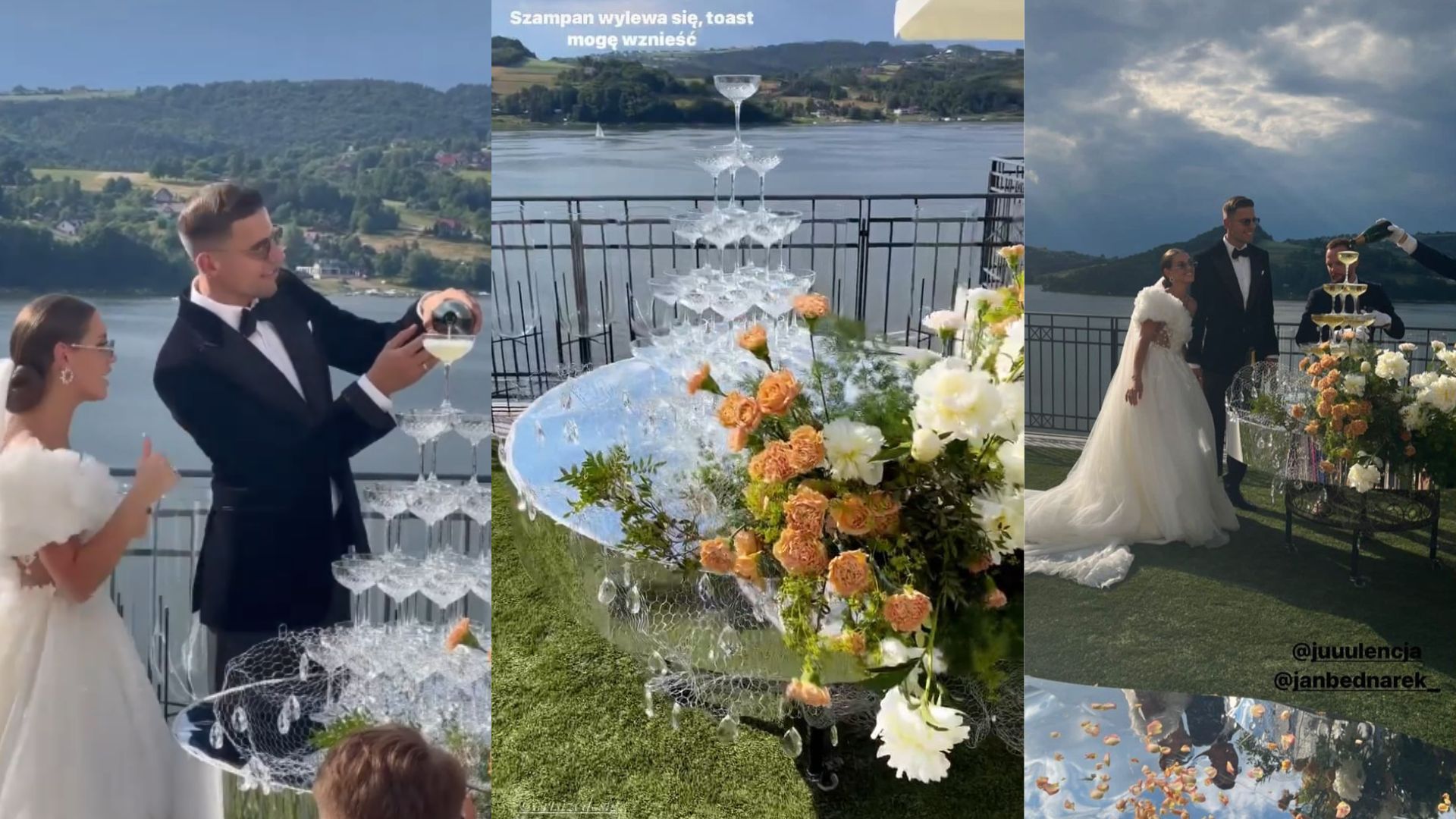 Tak wyglądało wystawne wesele Jana Bednarka i Julii Nowak 