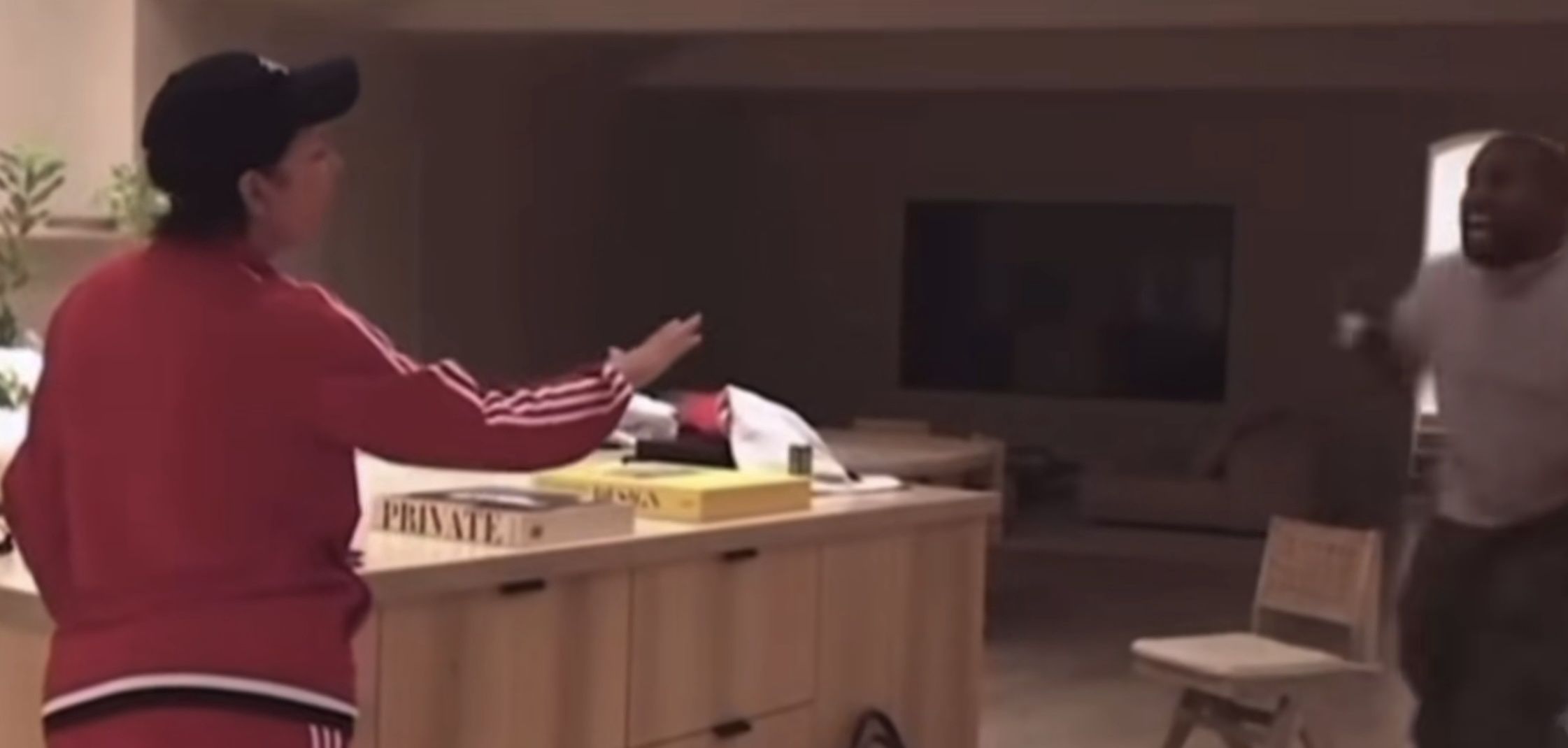 Kanye West krzyczy na Kris Jenner