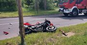 Elzanowo: wypadek z udziałem trzech motocykli i busa