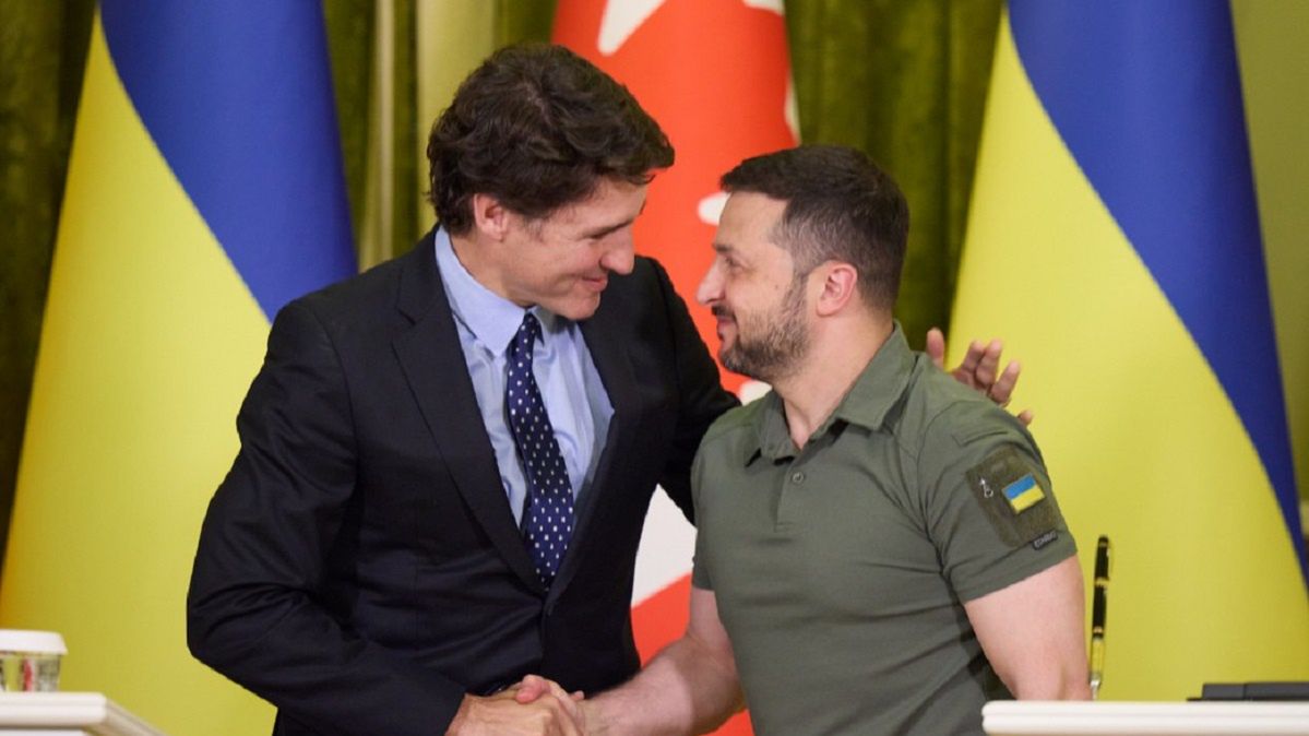 Justin Trudeau zapewnił Wołodymyra Zełenskiego o wsparciu Kanady